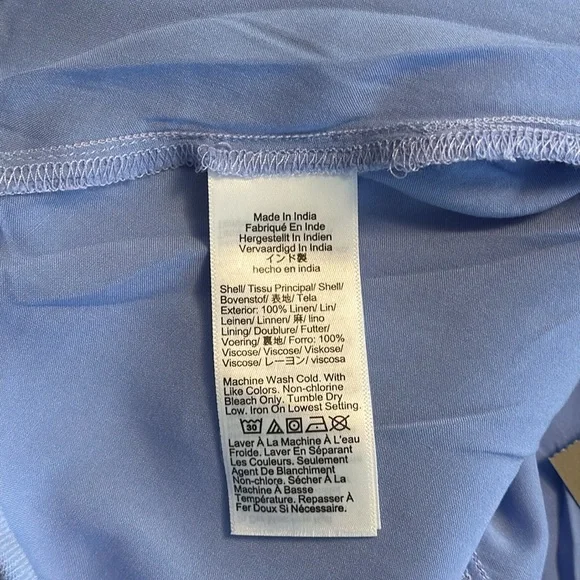 J.Crew Gwyneth slip skirt in linen CI648 - Picture 5 of 8